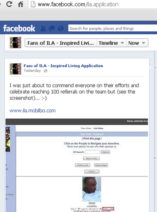 kevin-waldron-fans-of-ila-facebook-page-update