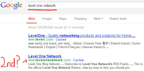 2nd-rank-level-one-network-google-search-march-2013