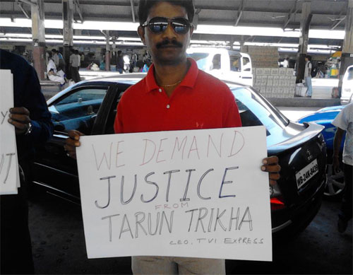 protestor-arrest-tarun-trikha-tvi-express-ceo