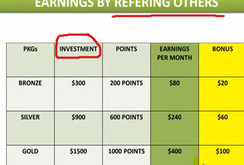 Herbalife Commission Chart