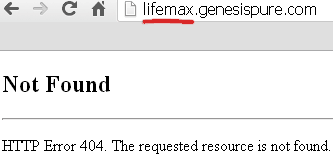 lifemax-website-not-found-genesis-pure-august-2013