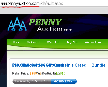 aaa-penny-auction-website