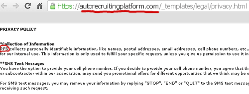 auto-recruiting-platform-privacy-policy-reverse-funnel-system