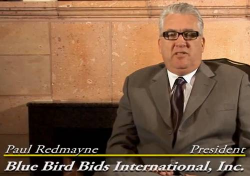 paul redmayne president blue bird bids