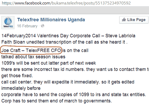 joe-craft-cfo-telexfree-telexfree-millionaires-uganda-facebook