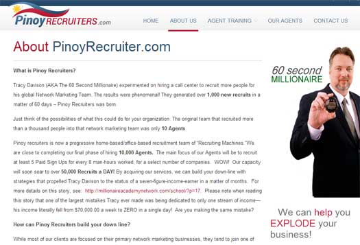 pinoy-recruiters-tracy-davison-60-second-millionaire-secrets