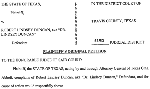 texas-AG-fraud-lawsuit-lindsey-duncan-october-2014