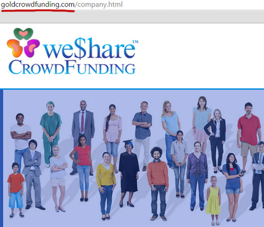 gold-crowdfunding-domain-redirected-weshare-crowdfunding