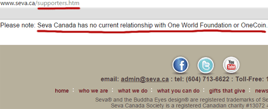 no-relationship-with-onecoin-one-world-foundation-seva-canada-website