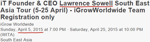 lawrence-sowell-promoting-igrow-network-asia-april-2015