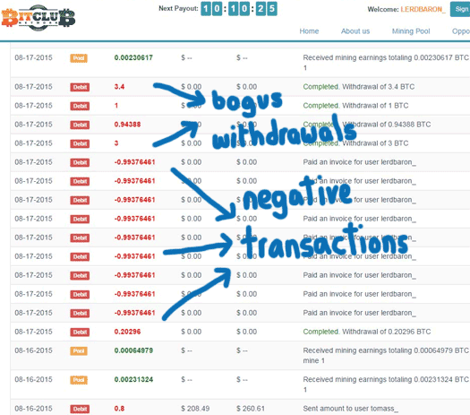 neg-invoices-withdrawals-lerdbaron-backoffice-bitclub-network