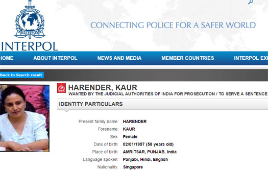 interpol-most-wanted-notice-harendar-kaur-april-2015