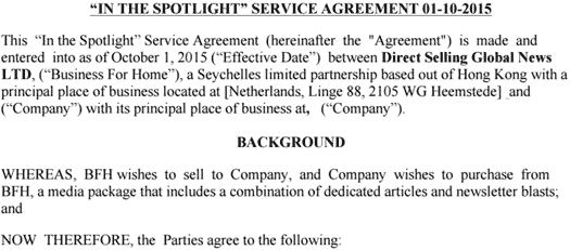 in-the-spotlight-service-agreement-businessforhome