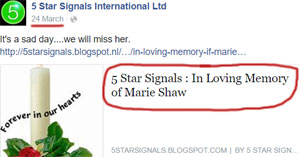 marie-shaw-death-notice-fraud-5-star-signals