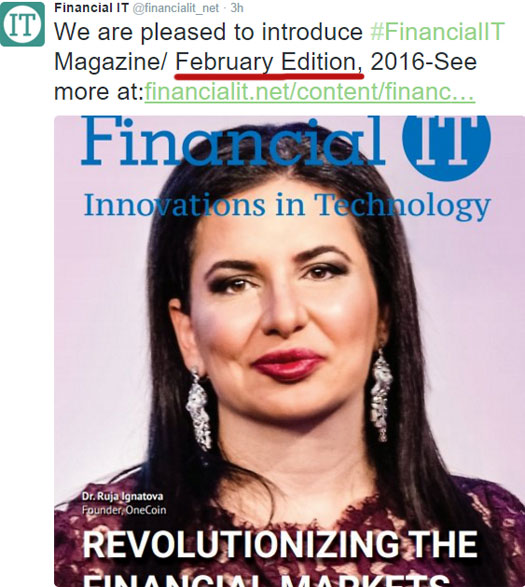 financial-it-twitter-ruja-ignatova-onecoin-cover-february-edition