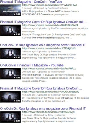 ruja-ignatova-onecoin-youtube-listings-financial-IT