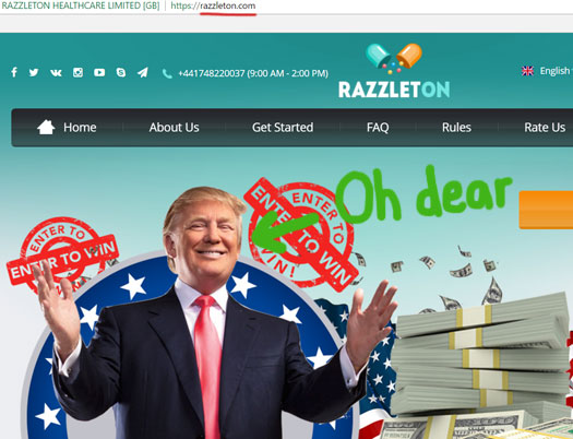 donald-trump-razzleton-website