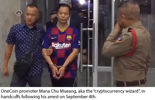 american arrested in thailand cryptocurrency