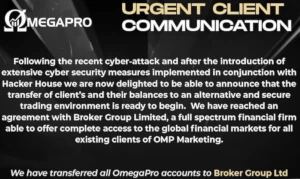 OmegaPro exit scam complete Broker Group reboot